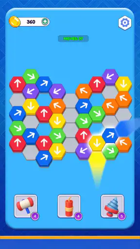 Hexa Escape: Tap Color slide screenshot