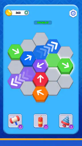 Hexa Escape: Tap Color slide screenshot