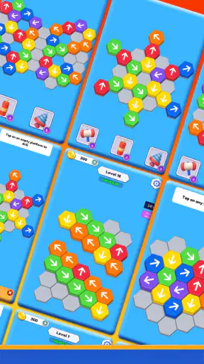 Hexa Escape: Tap Color slide screenshot