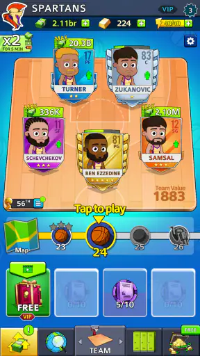 Idle Five Basketball Tycoon screenshot