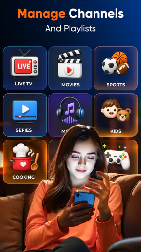IPTV Player: 실시간 TV M3U screenshot