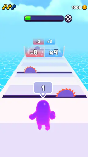 Join Blob Clash 3D: 러너 게임 screenshot