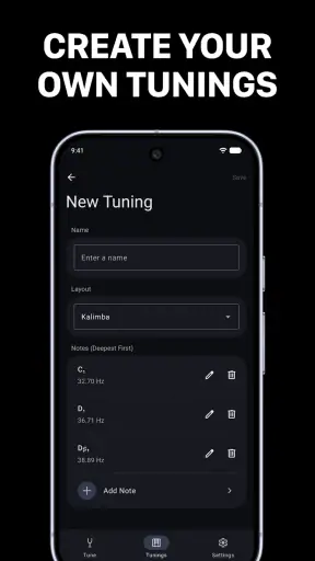 Kalimba Tuner screenshot
