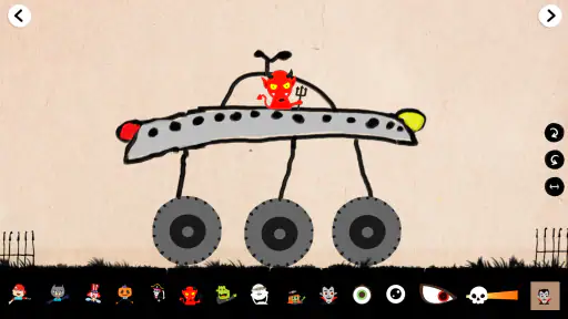 Labo 할로윈 자동차-어린이를 위한 레이싱 게임 screenshot