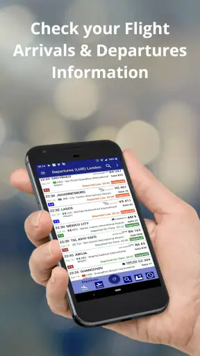 LAX Airport Flight Information screenshot