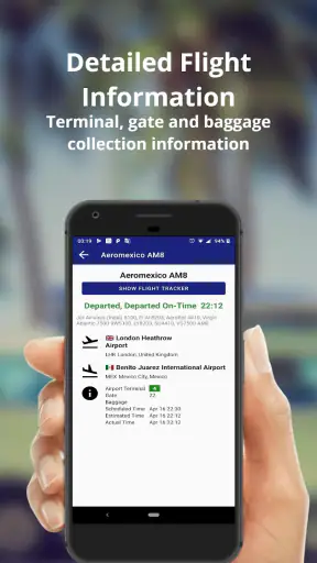 LAX Airport Flight Information screenshot