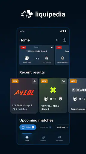 Liquipedia: Esports Tracker screenshot
