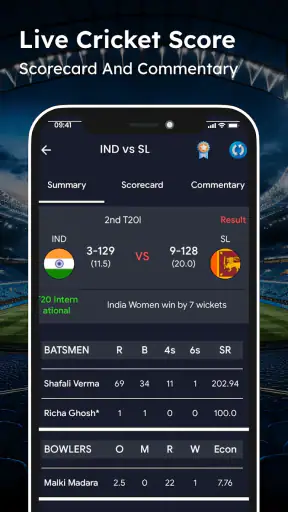 Live Cricket TV HD Streaming screenshot