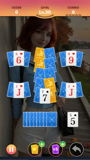 Lovely TriPeaks Solitaire screenshot