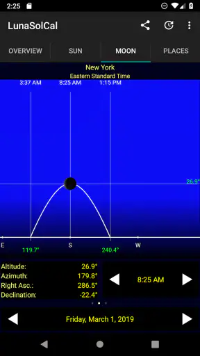 LunaSolCal Mobile screenshot