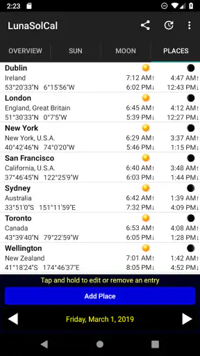 LunaSolCal Mobile screenshot