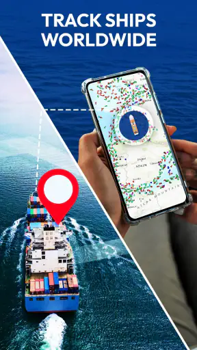 MarineRed Traffic Ship Tracker screenshot