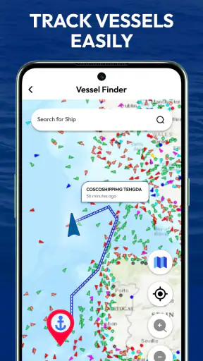 MarineRed Traffic Ship Tracker screenshot