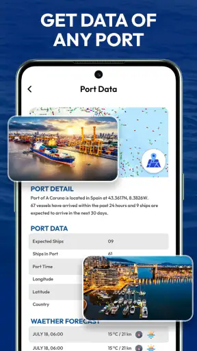 MarineRed Traffic Ship Tracker screenshot