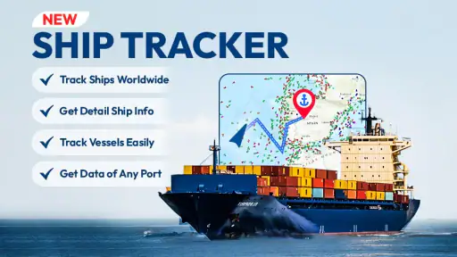 MarineRed Traffic Ship Tracker screenshot