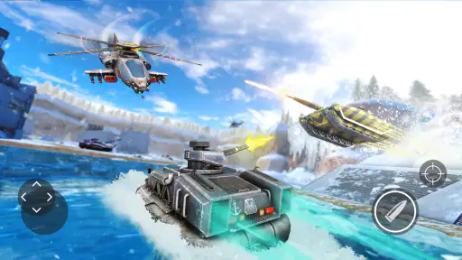 Massive Warfare: 탱크와 헬리콥터 게임 screenshot