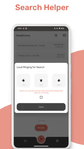 MaterialPods: AirPods battery screenshot