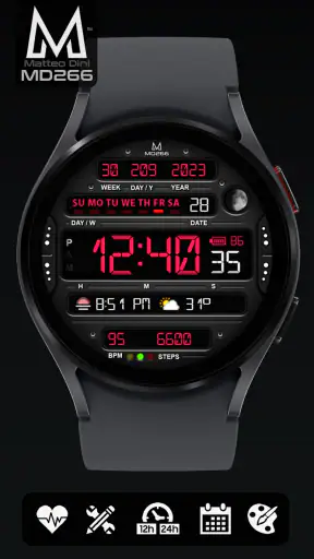 MD266 Classic Watch Face screenshot