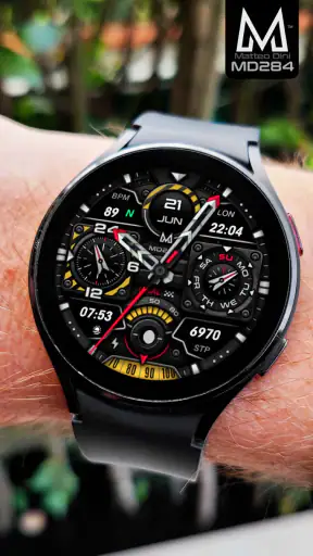 MD284 Analog watch face screenshot