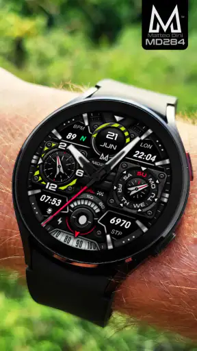 MD284 Analog watch face screenshot