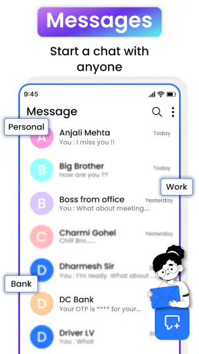 Messages: SMS Texting Home App screenshot