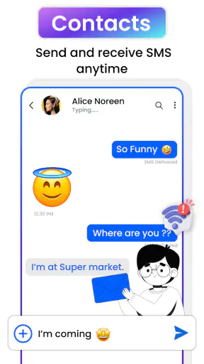 Messages: SMS Texting Home App screenshot