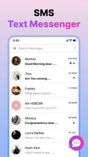 Messenger : SMS Texting Home screenshot