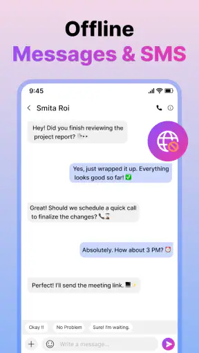 Messenger : SMS Texting Home screenshot