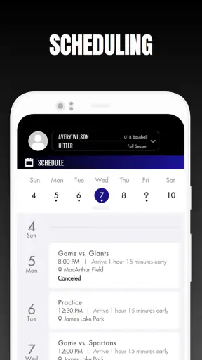 Mizuno Team App screenshot