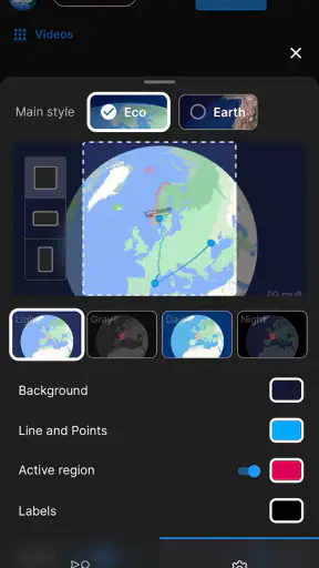 Mult.dev Travel Map Animations screenshot