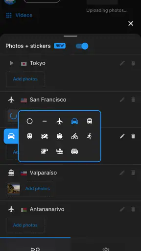 Mult.dev Travel Map Animations screenshot