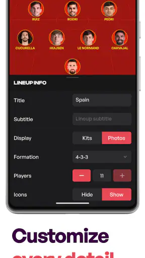MyLineups - Lineup Builder screenshot