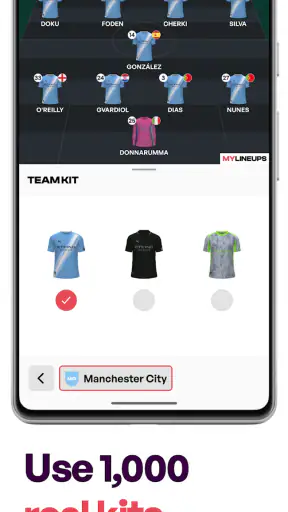 MyLineups - Lineup Builder screenshot