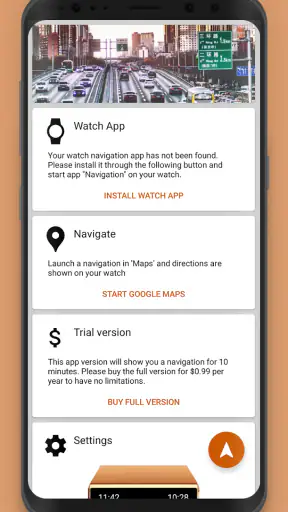 Navigation Watch screenshot