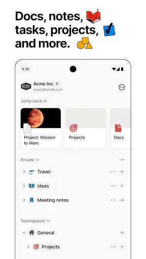 Notion: 노트, 작업, AI screenshot