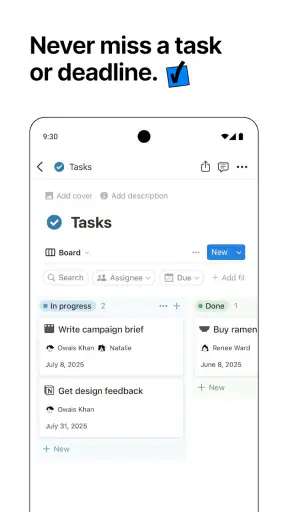 Notion: 노트, 작업, AI screenshot