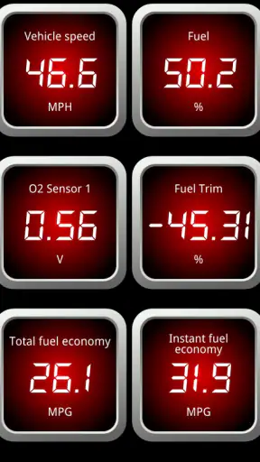 OBDLink (OBD car diagnostics) screenshot