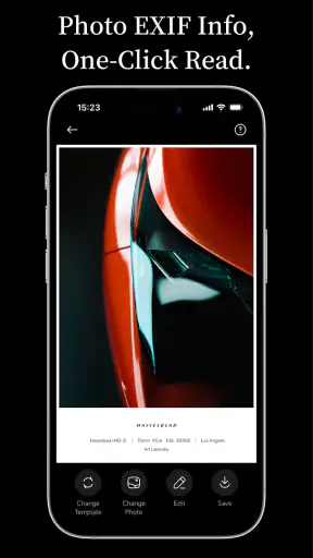 OneLine：EXIF Frame & Watermark screenshot