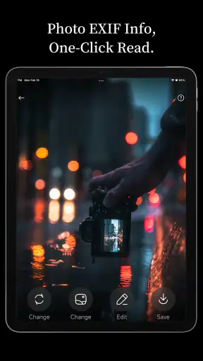 OneLine：EXIF Frame & Watermark screenshot