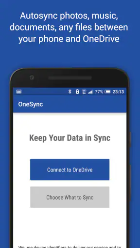 OneSync: Autosync for OneDrive screenshot