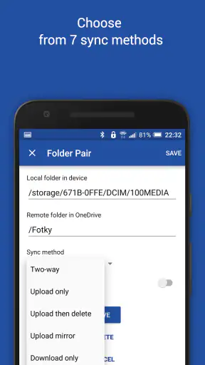 OneSync: Autosync for OneDrive screenshot