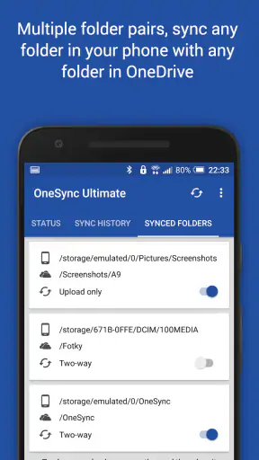 OneSync: Autosync for OneDrive screenshot