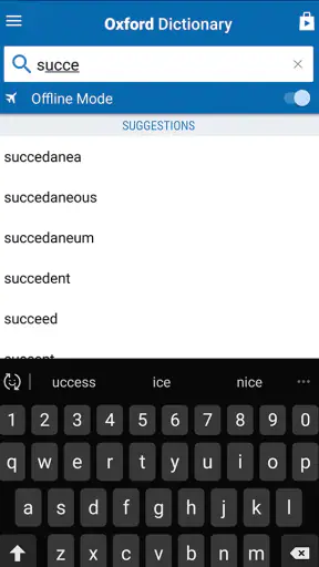 Oxford Shorter English Dict. screenshot