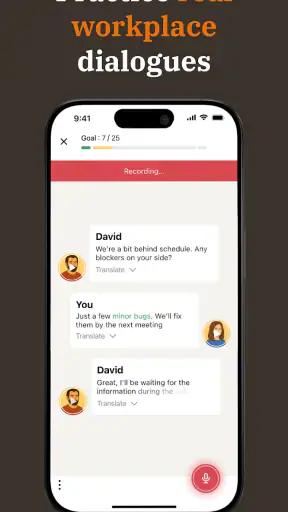 PeakTalk: Job-specific English screenshot
