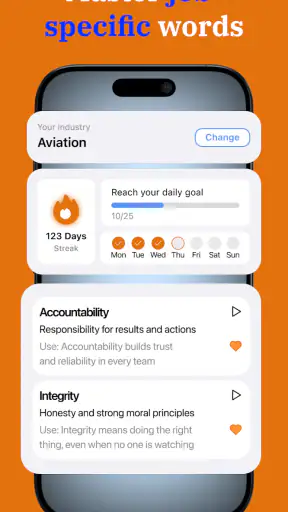 PeakTalk: Job-specific English screenshot