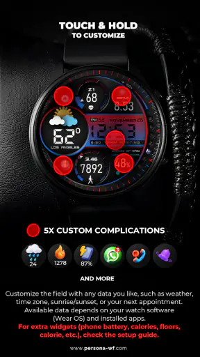 PER9 Sport Watch Face Mesa screenshot