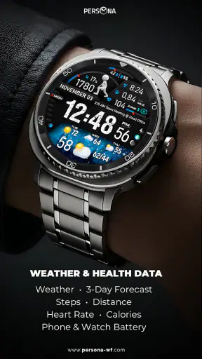 PER23 Digital Watch Face screenshot
