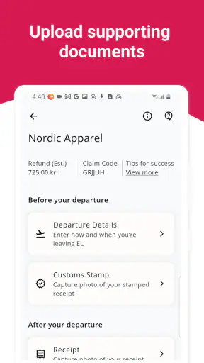 Pie VAT - Tax Free Shopping screenshot