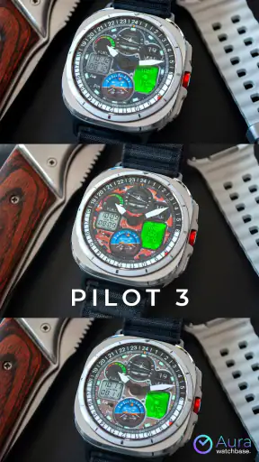 Pilot 3 Animated Watch Face screenshot