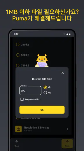 Puma (퓨마): 사진 압축 크기조절 변환 screenshot